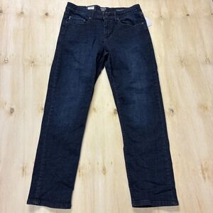 Chaps Jeans Mens 38x29 Regular Straight Leg Casual Dark Wash Blue Denim